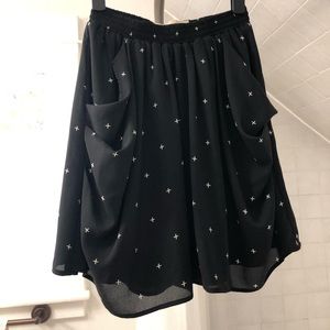 🇨🇦MADE IN MONTREAL EVE GRAVEL BLACK SKIRT XS